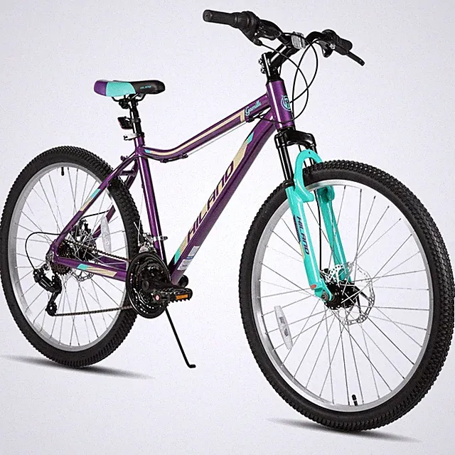 Hiland 20" Girls Mountain Bike - 18-Speed, Disc Brake System